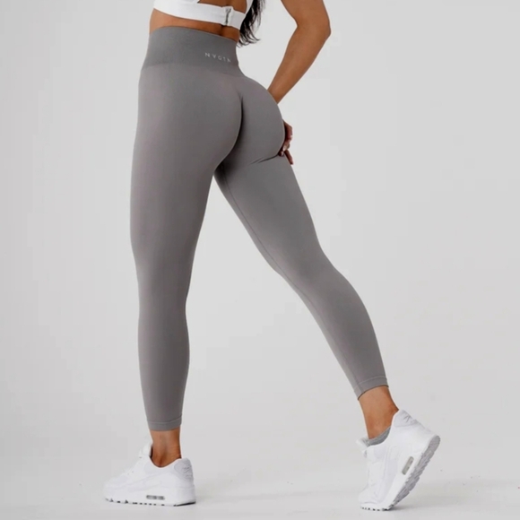 NVGTN Pants - NVGTN Solid Seamless Legging Grey Women's XS